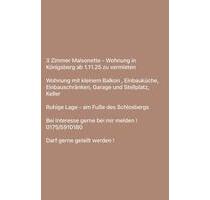 Wohnung 3 Zimmer Königsberg ab 1.11.2025 - Königsberg in Bayern