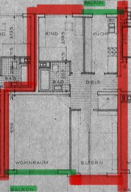 Foto - Etagenwohnung in Erlangen zur Miete