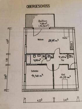 Foto - 3-Zimmer-Wohnung in ruhiger Lage in 16230 Britz (Dorf)
