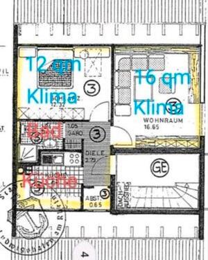 Foto - Dachgeschoss Wohnung mit Klimaanlage 44qm