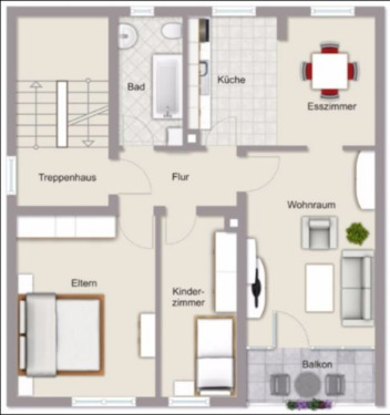 Foto - Etagenwohnung in Schönaich