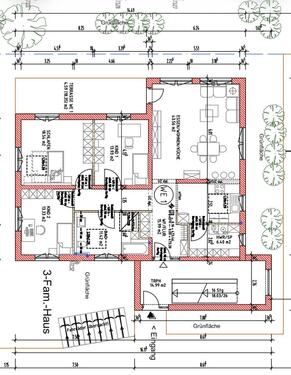 Foto - 4 Zimmer Wohnung, 132m 2, großer Balkon, 2 Stellplätze, ab 01.07