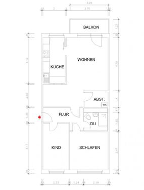 Foto - 3 Zimmer Etagenwohnung zur Miete in Chemnitz