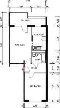 Foto - Etagenwohnung in Chemnitz zur Miete