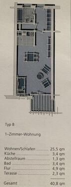 Foto - 1 Zimmer Etagenwohnung zur Miete in Bernau bei Berlin