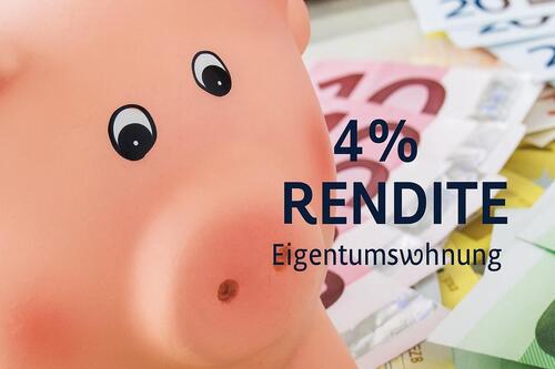Foto - Kapitalanlage mit 4 % Rendite - 3 ZKB - Erdgeschoss