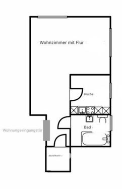 Foto - 1-Zimmer-Wohnung zu vermieten Monsheim