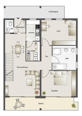 Foto - Helle und moderne Maisonette-Wohnung in Niedernhall !!