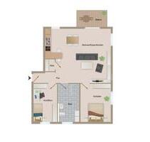 Neuwertige Wohnung mit Fernblick 3 ZKB 80qm mit EBK - Nonnweiler
