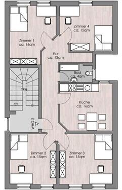 Foto - Frisch renovierte 4er-WG in Osnabrück zum 15.4 zu vermieten!