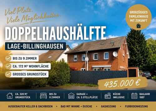Foto - Großzügige Doppelhaushälfte mit viel Platz