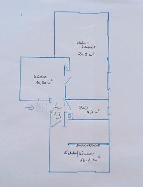 Foto - Single- Wohnung in Zweifamilienhaus zu vermieten