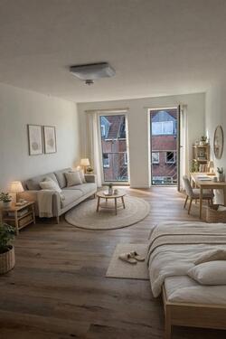 Foto - helle 1 Zimmer Wohnung 28m² neue EBK Duschbad in Kiel Kronshagen Nähe der CAU Universität