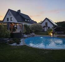 Ein- Zweifamilienhaus mit Pool, Garten, Büro, Sackgasse BGS GF - Gifhorn