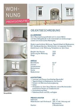 Foto - 2.5 Zimmer Erdgeschoßwohnung in Schleusingen