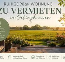 Ruhige 90qm Wohnung mit Terrasse & Gartennutzung in Oetinghausen - Hiddenhausen