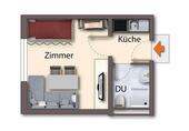 Foto - 1 Zimmer Etagenwohnung zur Miete in Linden