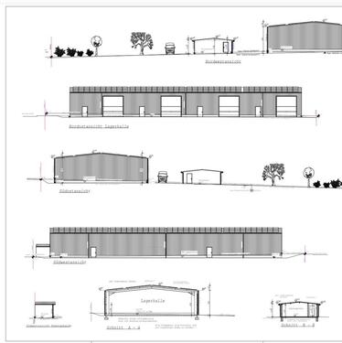 Foto - 1000qm Halle Lagerhalle Gewerbehalle Gewerbefläche zu vermieten