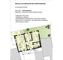 3-Raum Wohnung - 710,00&nbsp;EUR Kaltmiete, ca.&nbsp; 88,56&nbsp;m&sup2; in Rudolstadt (PLZ: 07407)