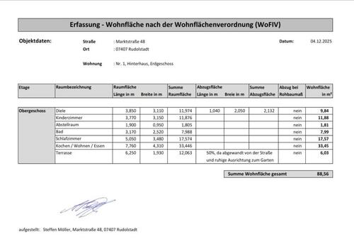 Foto - 3 Zimmer Etagenwohnung zur Miete in Rudolstadt
