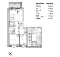 Moderne 3-Zimmer-Neubauwohnung mit Balkon (Erstbezug) - Ahrensfelde