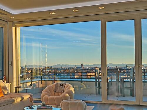 Foto - Einmalige CHANCE: Munich's Penthouse No.1 - Wohnen mit Münchens bekanntestem Panorama