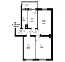 3-Raum-Wohnung mit Balkon und Einbauküche in Marienbrunn - Leipzig Süd