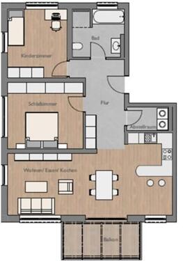 Foto - Exklusive 3-Zi Neubauwohnung mit Kellerabteil & 2 TG Stellplätzen