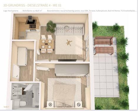 Foto - Etagenwohnung zur Miete in Freiberg