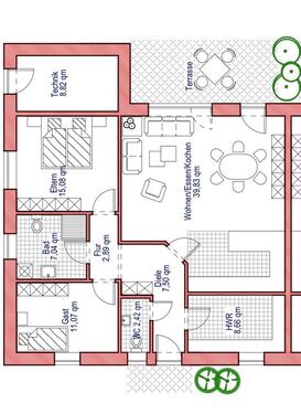 Foto - Neuwertige 3-Zimmer-Wohnung im Außenbereich von Ankum