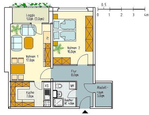 Foto - 2 Zimmer Etagenwohnung zur Miete in Dresden