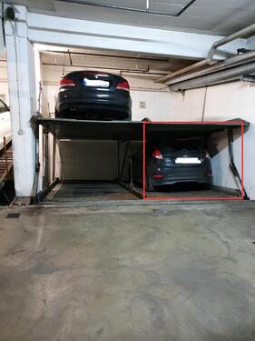 Foto - Tiefgaragen-Duplex-Stellplatz unten (rechts) - Thalkirchner Str