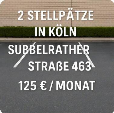 Foto - In Köln Stellplätze (Subbelrather Str. 463) zu vermieten