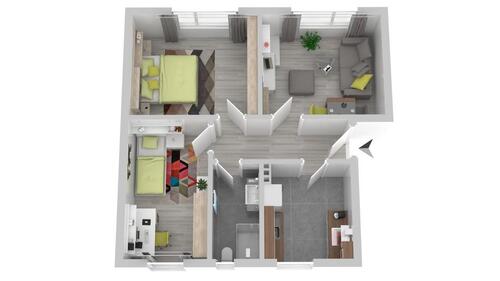 Foto - 3 Zimmer Etagenwohnung zur Miete in Rendsburg