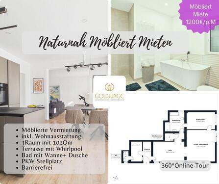 Foto - Exklusives, naturnahes Wohnen auf Zeit im beliebten Stadtviertel von Rudolstadt