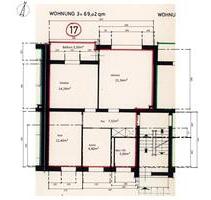 3-Zimmer-Wohnung BS-Weststadt - 828,00&nbsp;EUR Kaltmiete, ca.&nbsp; 69,00&nbsp;m&sup2; in Wolfenbüttel (PLZ: 38300)