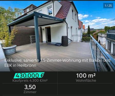 Foto - Schöne, helle Eigentumswohnung in Heilbronn zu verkaufen