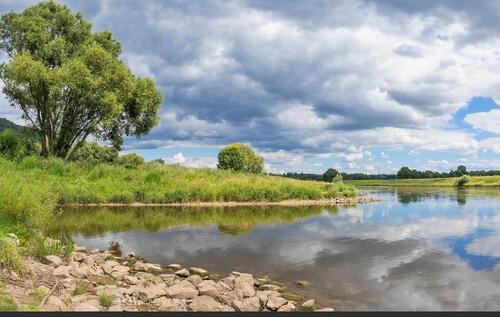 Foto - Bootsanleger Weser Gemarkung Holtrup
