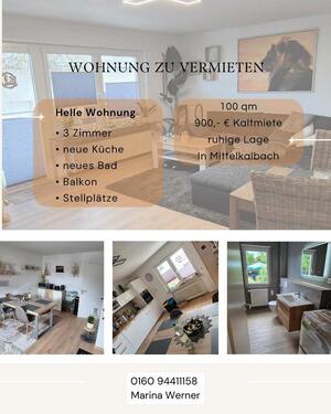 Foto - Wohnung zu vermieten - 900,00&nbsp;EUR Kaltmiete, ca.&nbsp; 100,00&nbsp;m&sup2;
