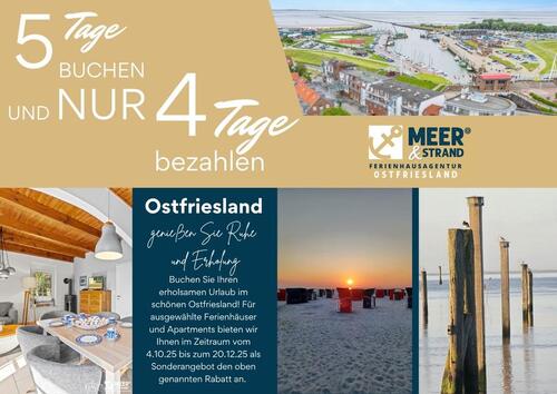 Foto - Urlaub an der Nordsee - 69,00 EUR Kaltmiete,