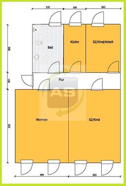 Foto - 3 Zimmer Erdgeschoßwohnung zur Miete in Zwickau