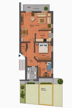Foto - 3 Zimmer Etagenwohnung zum Kaufen in Borken