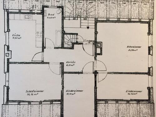 Foto - 4 -Raum- Dachgeschosswohnung in Grabow