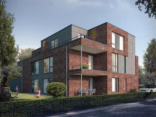 Foto - Moderne KFW40+ Obergeschosswohnung mit Einbauküche und Balkon
