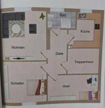 Foto - Etagenwohnung in Dormagen zur Miete