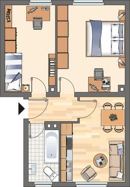 Foto - Erdgeschoßwohnung in Bochum zur Miete