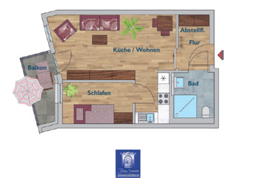 Foto - 2 Zimmer Etagenwohnung zur Miete in Arnsdorf