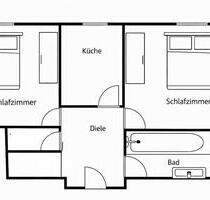 Wohnung 2ZKB für 2er WG mit Wohnküche - Augsburg Hochzoll