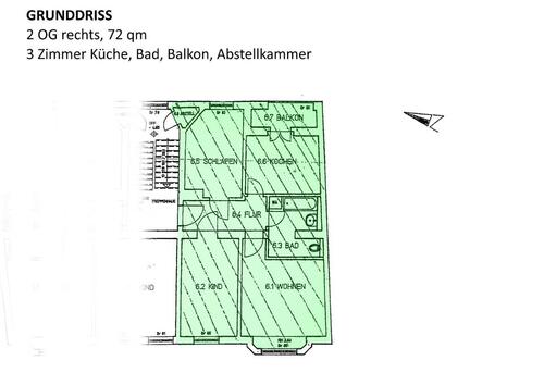 Foto - Großzügig wohnen mit Balkon – frisch renovierte 3-Zimmer-Wohnung