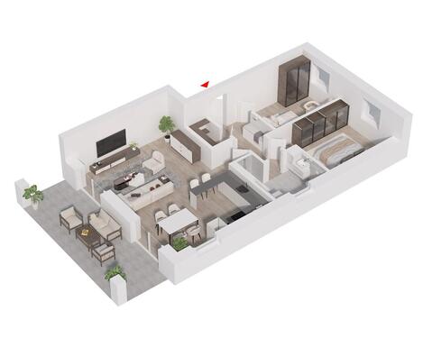 Foto - Erdgeschoßwohnung in Neustadt an der Waldnaab zur Miete